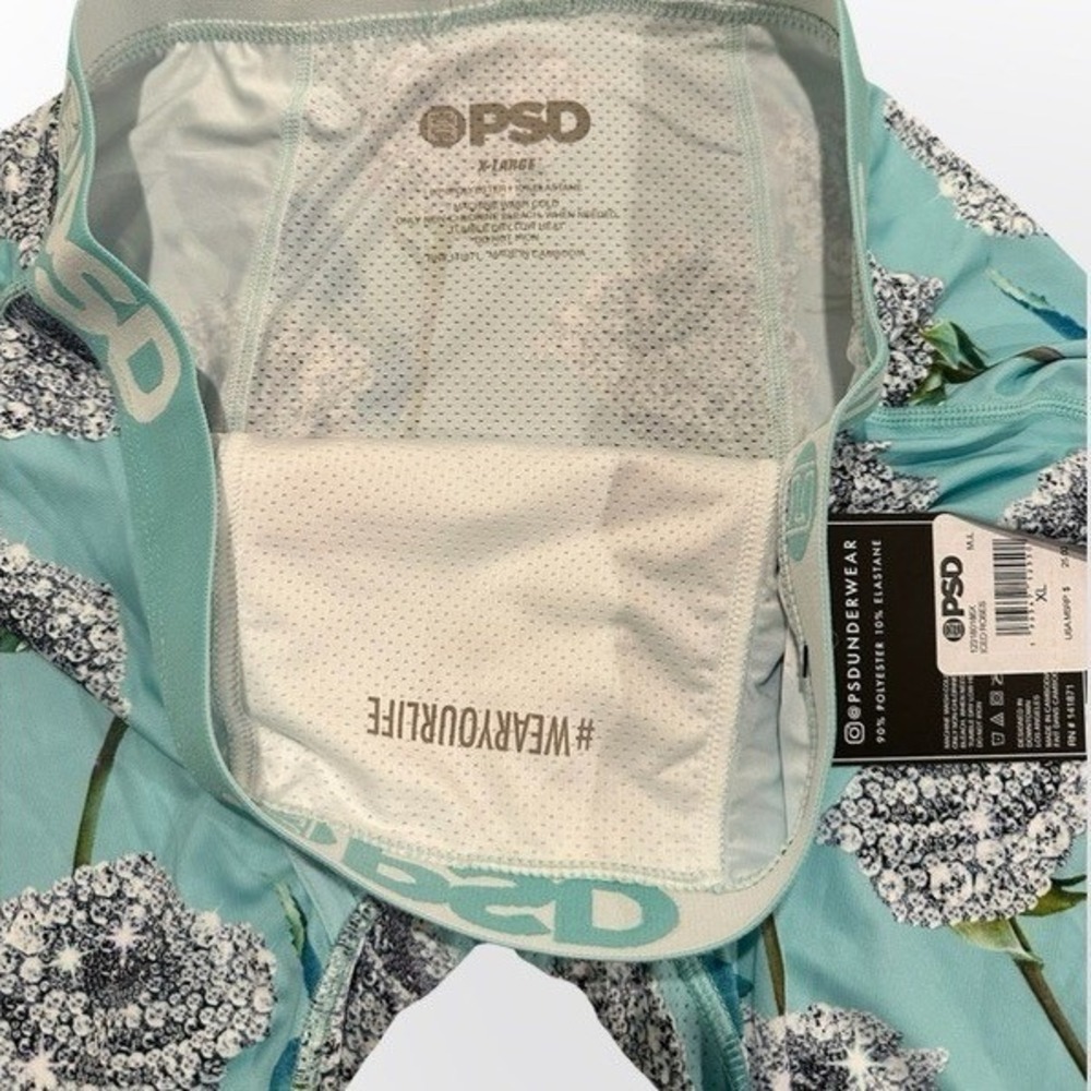 2-Pack PSD Boxer Briefs Bundle | Kiyan Anthony "Jungle" & Iced Roses | Men's XL - Picture 4 of 10